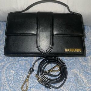 Jacquemus Le Grand Bambino Logo Plaque Tote Bag